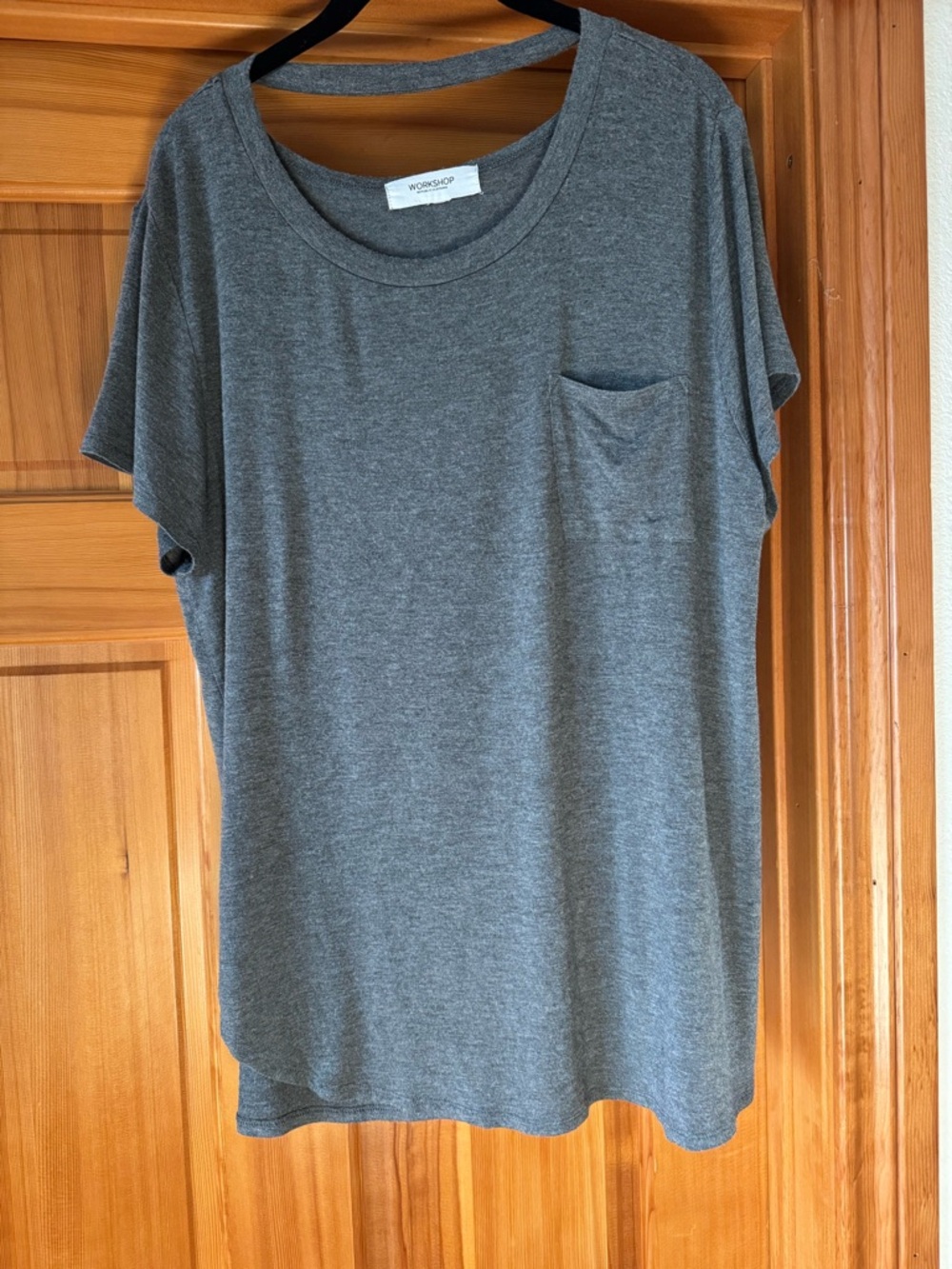 Workshop Republic Clothing Heather Gray Tee